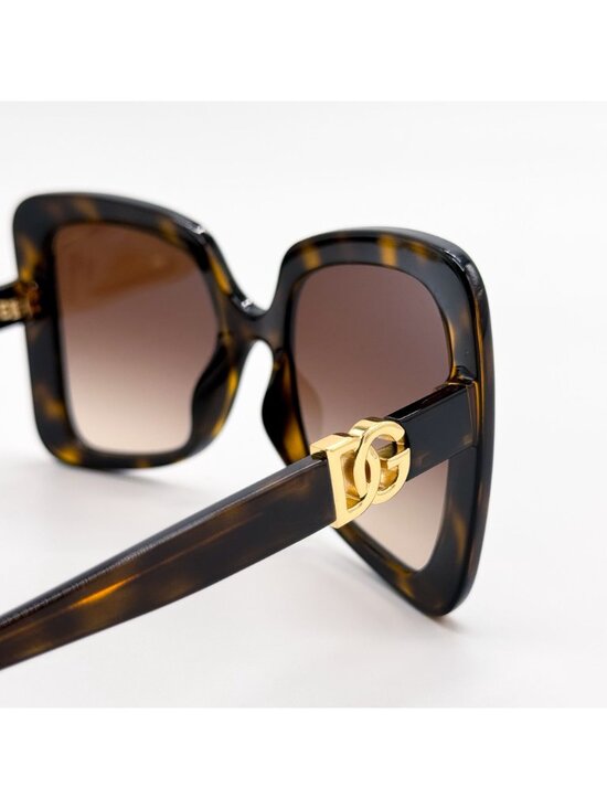 New Dolce&Gabbana DG6193U 502/13 Brown Women Oversized Sunglasses main image 8